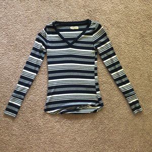 Hollister Striped Long Sleeve Top